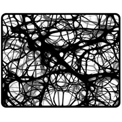 Neurons Brain Cells Brain Structure Fleece Blanket (medium)  by Celenk