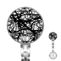 Neurons Brain Cells Brain Structure Stainless Steel Nurses Watch by Celenk