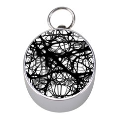 Neurons Brain Cells Brain Structure Mini Silver Compasses by Celenk