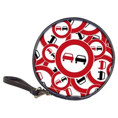 Overtaking Traffic Sign Classic 20-cd Wallets by Celenk