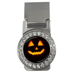 Pumpkin Helloween Face Autumn Money Clips (cz)  by Celenk