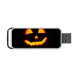 Pumpkin Helloween Face Autumn Portable Usb Flash (one Side) by Celenk