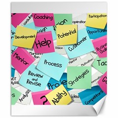 Stickies Post It List Business Canvas 8  X 10  by Celenk