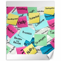 Stickies Post It List Business Canvas 16  X 20   by Celenk