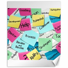 Stickies Post It List Business Canvas 11  X 14   by Celenk