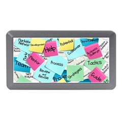 Stickies Post It List Business Memory Card Reader (mini) by Celenk