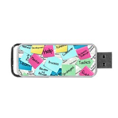 Stickies Post It List Business Portable Usb Flash (one Side) by Celenk