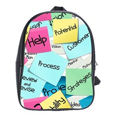 Stickies Post It List Business School Bag (xl)