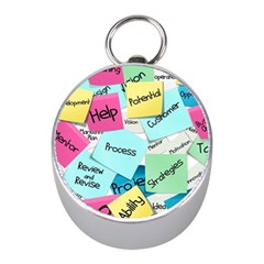 Stickies Post It List Business Mini Silver Compasses by Celenk