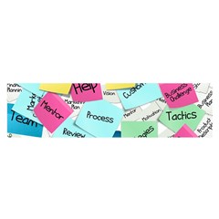 Stickies Post It List Business Satin Scarf (oblong) by Celenk