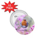 Spring Bird Bird Spring Robin 1.75  Buttons (10 pack) Front