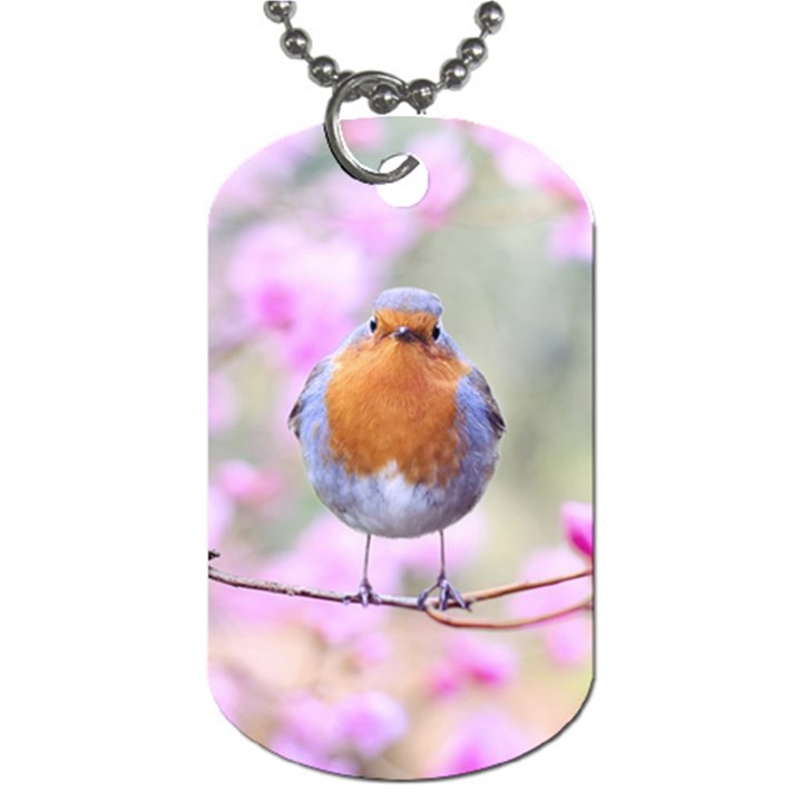 Spring Bird Bird Spring Robin Dog Tag (Two Sides)