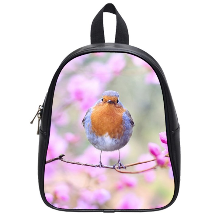 Spring Bird Bird Spring Robin School Bag (Small)