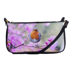 Spring Bird Bird Spring Robin Shoulder Clutch Bags by Celenk