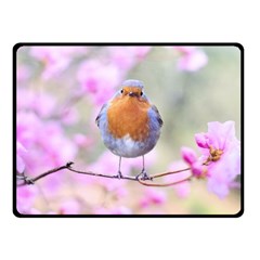 Spring Bird Bird Spring Robin Fleece Blanket (small) by Celenk