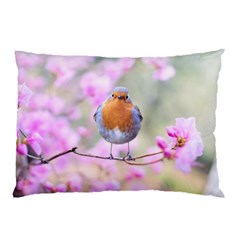 Spring Bird Bird Spring Robin Pillow Case (two Sides) by Celenk