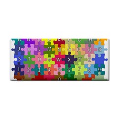 Puzzle Part Letters Abc Education Cosmetic Storage Cases by Celenk