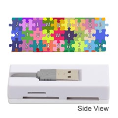 Puzzle Part Letters Abc Education Memory Card Reader (stick)  by Celenk