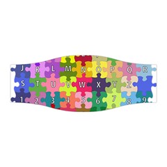 Puzzle Part Letters Abc Education Stretchable Headband by Celenk