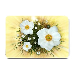 Summer Anemone Sylvestris Small Doormat  by Celenk