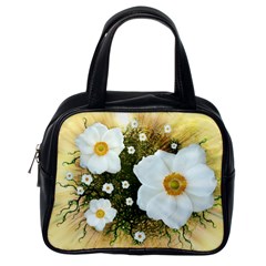 Summer Anemone Sylvestris Classic Handbags (one Side) by Celenk