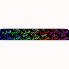 Thank You Font Colorful Word Color Small Bar Mats by Celenk