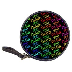 Thank You Font Colorful Word Color Classic 20-cd Wallets by Celenk