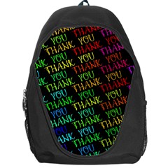 Thank You Font Colorful Word Color Backpack Bag by Celenk