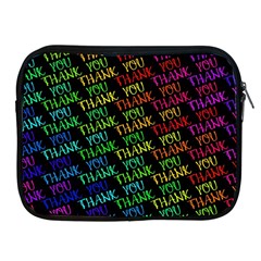 Thank You Font Colorful Word Color Apple Ipad 2/3/4 Zipper Cases by Celenk