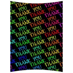 Thank You Font Colorful Word Color Back Support Cushion by Celenk