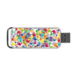 Volunteers Hands Voluntary Wrap Portable Usb Flash (two Sides) by Celenk