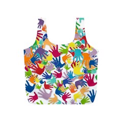 Volunteers Hands Voluntary Wrap Full Print Recycle Bags (s)  by Celenk