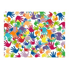 Volunteers Hands Voluntary Wrap Double Sided Flano Blanket (mini)  by Celenk