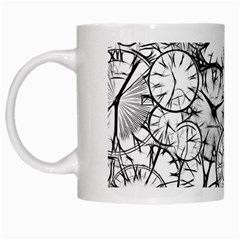 Time Clock Watches Time Of White Mugs by Celenk