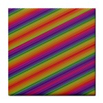 Spectrum Psychedelic Green Tile Coasters Front