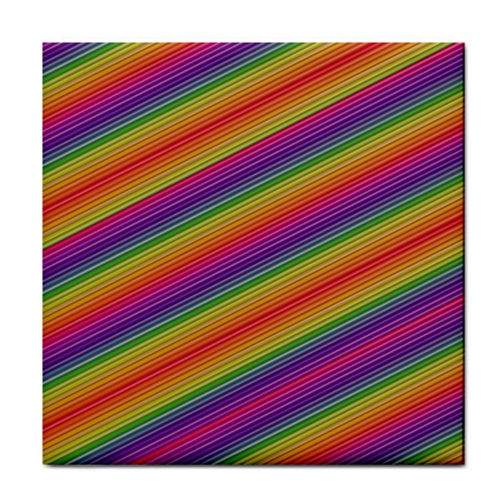 Spectrum Psychedelic Green Tile Coasters