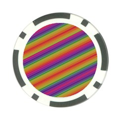 Spectrum Psychedelic Green Poker Chip Card Guard (10 Pack) by Celenk