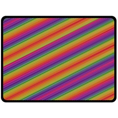 Spectrum Psychedelic Green Fleece Blanket (large)  by Celenk