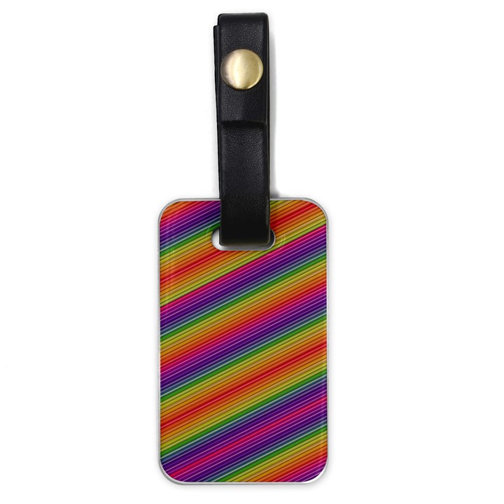 Spectrum Psychedelic Green Luggage Tags (One Side) 