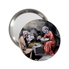 The Birth Of Christ 2 25  Handbag Mirrors by Valentinaart