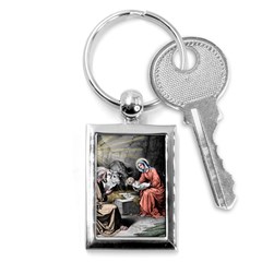 The Birth Of Christ Key Chains (rectangle)  by Valentinaart