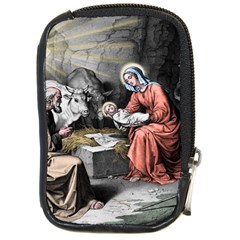 The Birth Of Christ Compact Camera Cases by Valentinaart