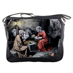 The Birth Of Christ Messenger Bags by Valentinaart