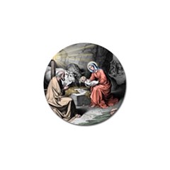 The Birth Of Christ Golf Ball Marker by Valentinaart