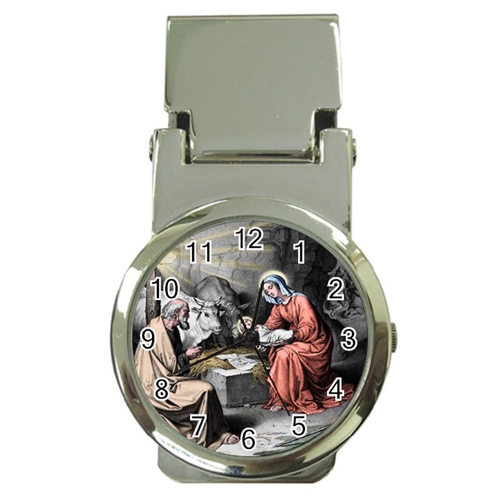 The birth of Christ Money Clip Watches