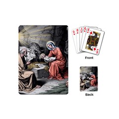 The Birth Of Christ Playing Cards (mini)  by Valentinaart