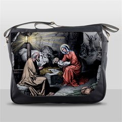 The Birth Of Christ Messenger Bags by Valentinaart