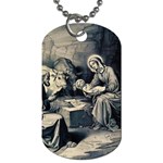 The birth of Christ Dog Tag (One Side) Front