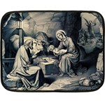 The birth of Christ Fleece Blanket (Mini) 35 x27  Blanket