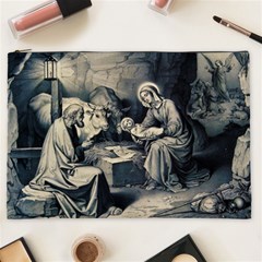 The Birth Of Christ Cosmetic Bag (xxl)  by Valentinaart